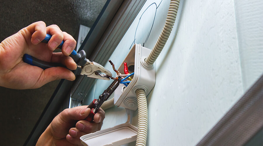 fixing electricity box