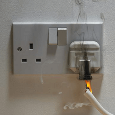 Visible Signs of Scorching