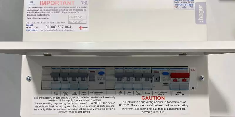 Dual RCD Consumer Unit