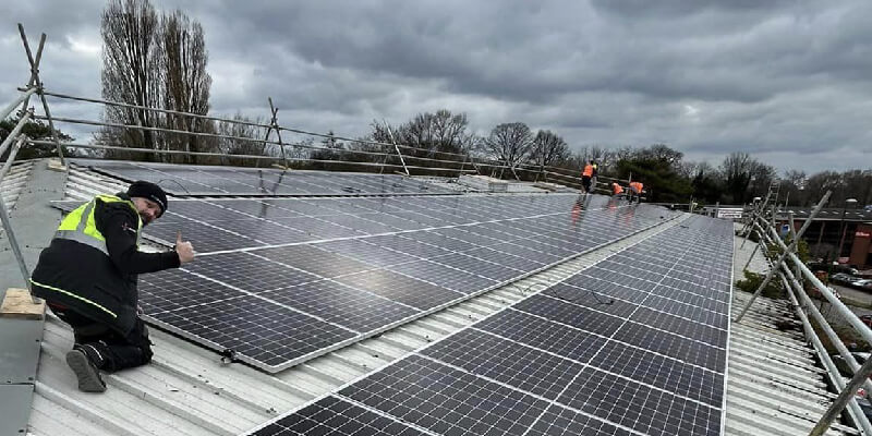 Installing Solar Panel