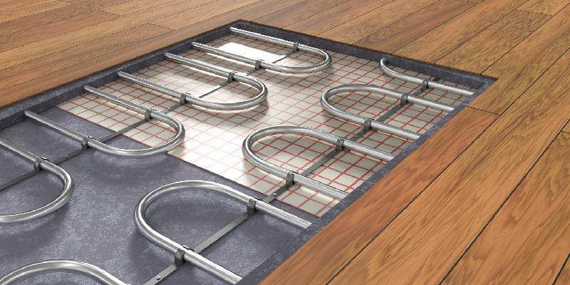 underfloor heating on wood